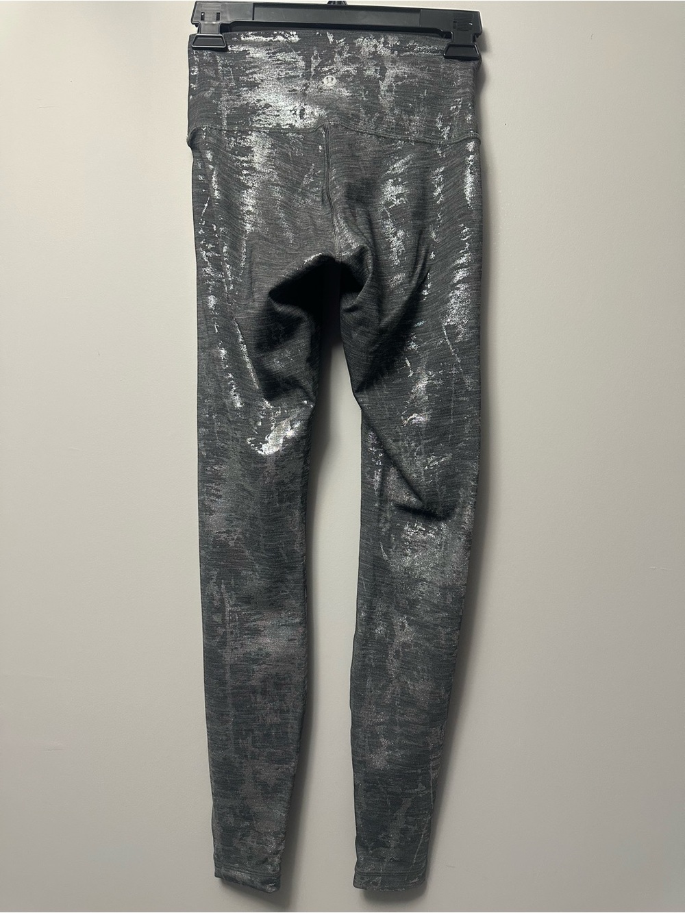 lululemon athletica Kids Metallic Charcoal Gray Leggings